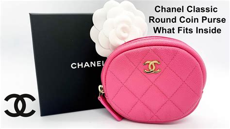 chanel classic round coin purse|Chanel casino coin purse.